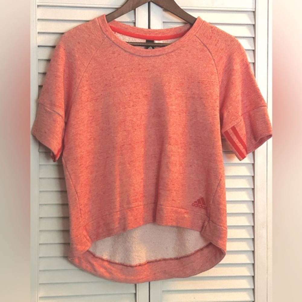 Adidas Women's short sleeve running AKTIV‎ sweatshirt/shirt salmon color
